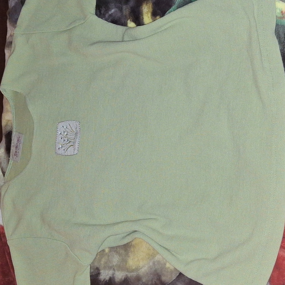Women's Short Sleeve Top - Light Green
